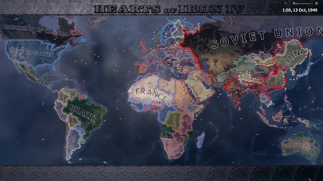 HOI4 timelapse running the new DLC Trial of Allegiance! смотреть онлайн