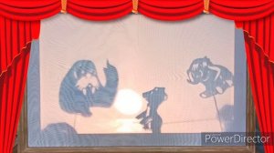 театр для дошкольников, театр для детей, театр теней "сказка про мамонтенка"
