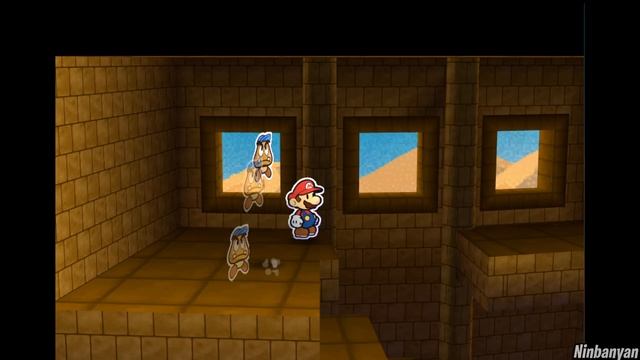 Paper Mario 64 HD - Walkthrough Part 10 No Commentary Gameplay - Dry Dry Ruins Temple & Super Hamme смотреть онлайн
