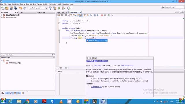How to input Through Keybaord using BufferdReader in Java (Hindi) смотреть онлайн