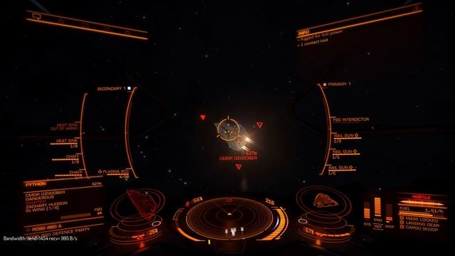 Nightshady (FAS) vs. Wing of 3 CMDR's (Python, Vulture x2) - 3 Kills смотреть онлайн