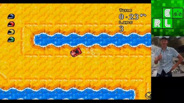 Micro Machines - Turbo Tournament '96 (SMD).Режим игры - Pro Challenge - PAL - 21.45.Играет Gamer смотреть онлайн