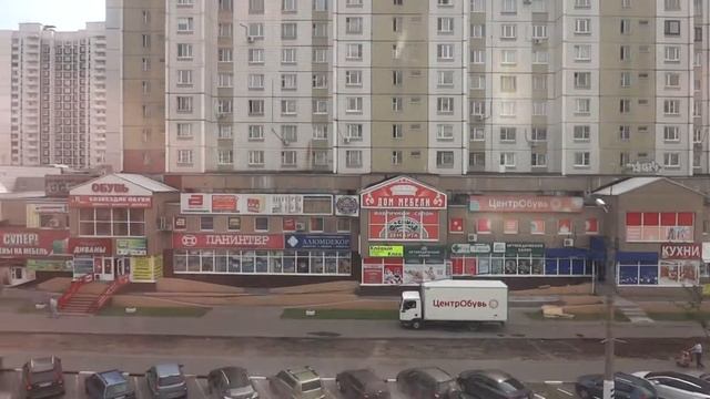 Панорама Южного Бутово из окна легкого метро 3 смотреть онлайн