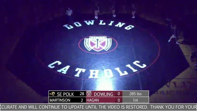 CIML Boys Wrestling: Dowling Catholic vs Southeast Polk смотреть онлайн