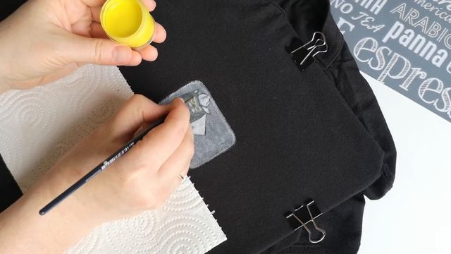 Как рисовать на ткани. Это же просто и быстро! Акрил по ткани. смотреть онлайн