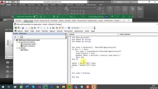Abrir arquivos do autocad através do Excel #1 смотреть онлайн