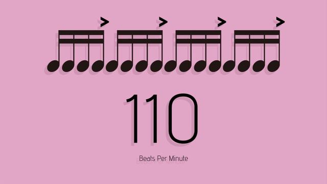 BPM = 110　メトロノーム - metronome - 16分 アクセント1-4 смотреть онлайн