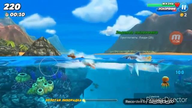 Выпуск #4 Hungry Shark World - Прохождение. Купил Лисью Акулу смотреть онлайн