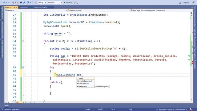 11. Leer archivo en Excel desde C# y guardar datos en MySQL смотреть онлайн