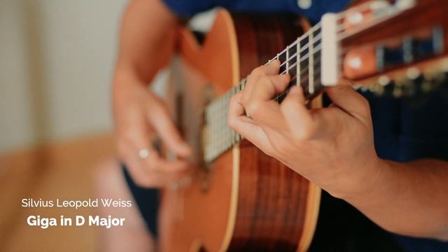 Giga in D Major by S L Weiss || ABRSM Classical Guitar Grade 8 List A No. 10 смотреть онлайн