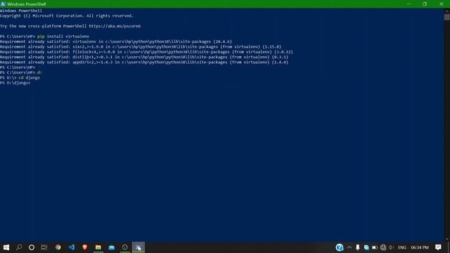Create a Virtual Environment in Windows 10 смотреть онлайн