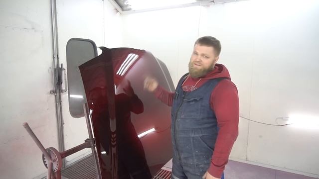 Покраска в Candy Ultra Red последних элементов от Chaser смотреть онлайн