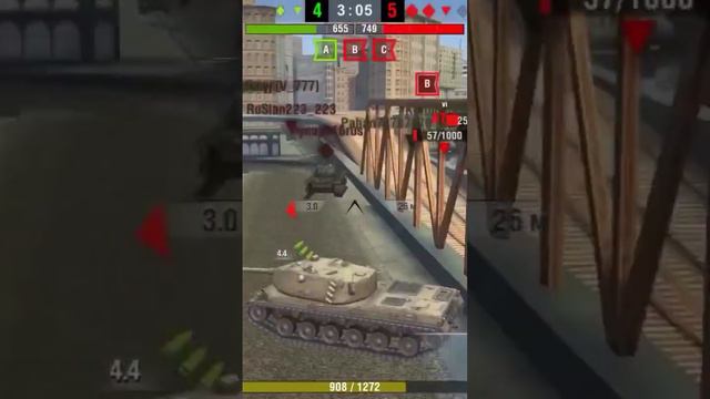 Резервный снаряд, рекорд по урону и бой, вытащенный со дна 🏅 @wotblitz @tanksblitz @wot @миртанков смотреть онлайн