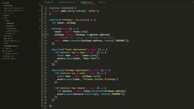 Code a Cryptocurrency Exchange with Smart Contracts [Pt 2: Crypto Exchange Tutorial] смотреть онлайн
