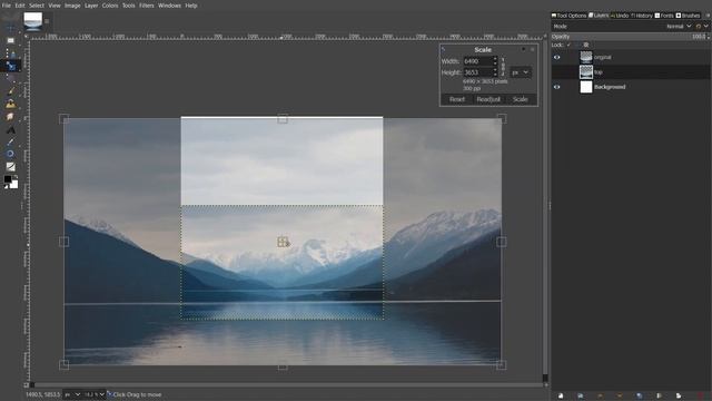 How to expand sky in any photo with GIMP смотреть онлайн