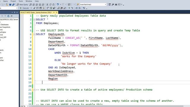 Unlock the Power of the SQL SELECT INTO Statement смотреть онлайн