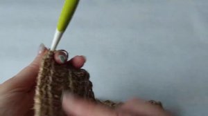 #12 Мужская Мочалка из Джута крючком