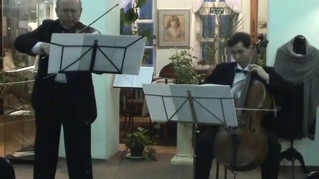 Alexander Khourgin and Eugene Prokoshin play Gliere 8 Duets for violin and cello. Opus 39. смотреть онлайн