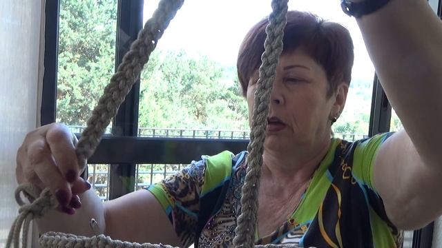 Сумочка из шнура, беж. смотреть онлайн