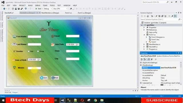 Gym Management System in Csharp (C#, Visual Studio, MsSQL Server) Complete Project (Step by Step) смотреть онлайн