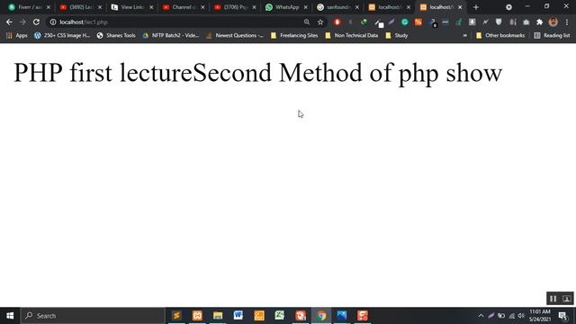 PHP lecture 1 смотреть онлайн