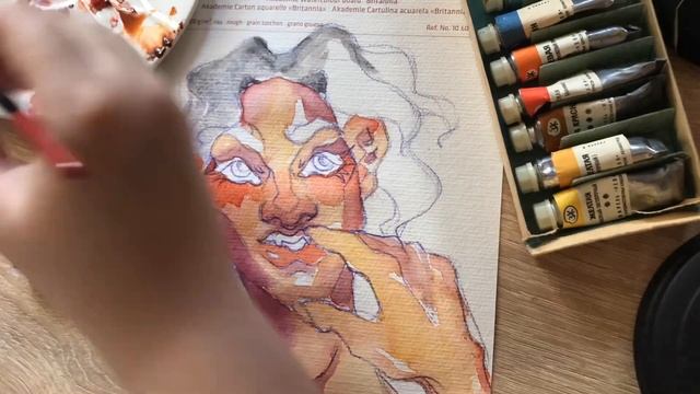 Обзор СОВЕТСКОЙ АКВАРЕЛИ | Рисую акварелью, КОТОРОЙ 60 ЛЕТ смотреть онлайн