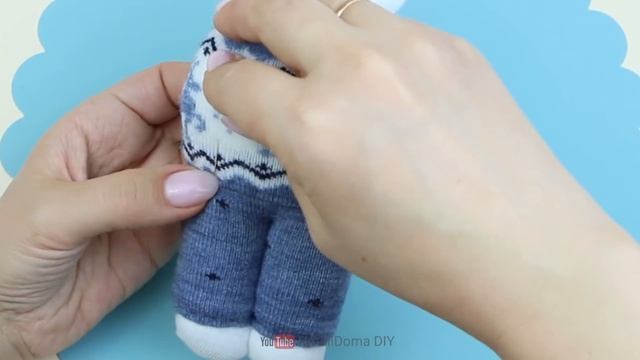 Кукла из Носков Своими руками ? Socks doll making - DIY NataliDoma смотреть онлайн