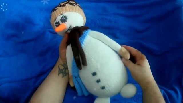 Вязаный Снеговик спицами Почтальон - ManKnittersDiary смотреть онлайн