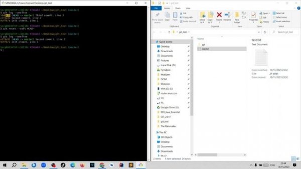 Git. Урок 18. Команда git reset. Откат изменений.