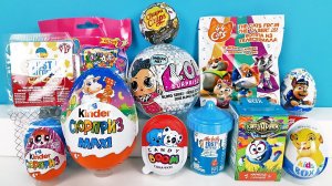 СЮРПРИЗ MIX! 44 КОТЕНКА, Куклы LOL BLING SERIES, Пасхальный Kinder MAXI, СМЕШАРИКИ Unboxing Surprise