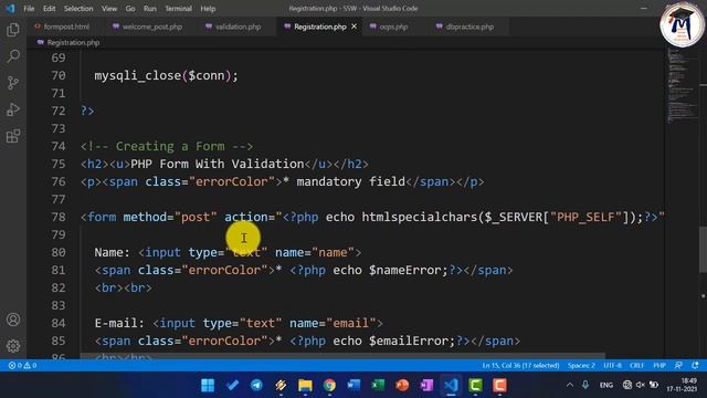 17. PHP with MySQL (Registration) | PHP Tutorial For Beginners | PHP with MySQL | PHP Programming смотреть онлайн