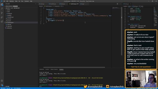 Coding From Scratch! #015 - Lore Spouting Discord Bot [golang] (Part 2) смотреть онлайн