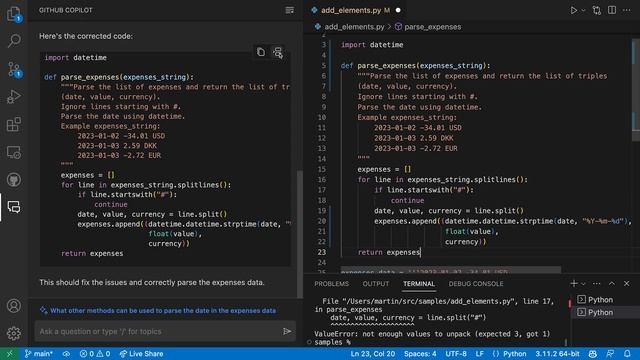 GitHub Copilot Chat Debug смотреть онлайн