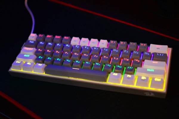 Игровая клавиатура механическая Redragon Fizz Радужная тихая 60%