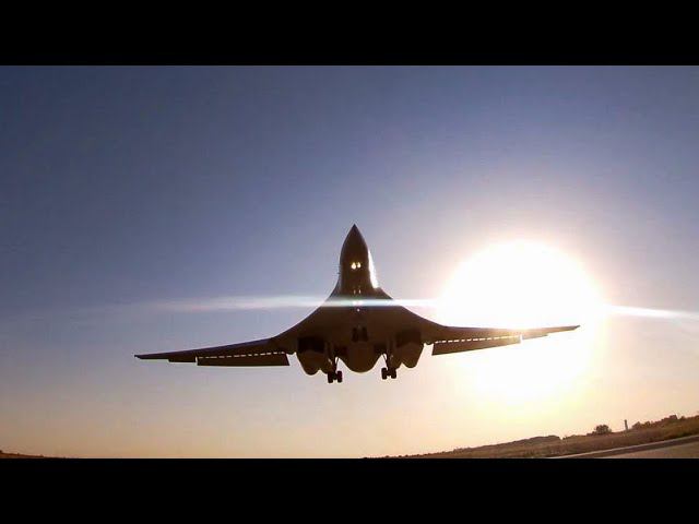 Контрольные полеты экипажей Ту-160 и Ту-95МС в Саратовской области