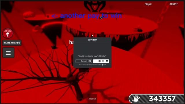 Spending $$$ to get the 250 Killstreak in Roblox Slap Battles смотреть онлайн