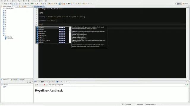 PHP5 Grundlagen #15 - Reguläre Ausdrücke Teil II смотреть онлайн