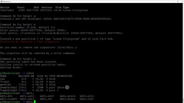 Einrichtung eines Speichermediums für die Cloudnutzung | Nextcloud bauen mit Jet #02 смотреть онлайн