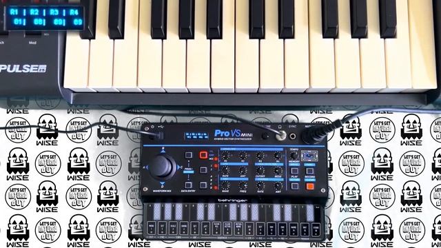 Behringer Pro VS Mini: Vector tutorial 2 – ravey stabs and bell-like percussive sounds смотреть онлайн