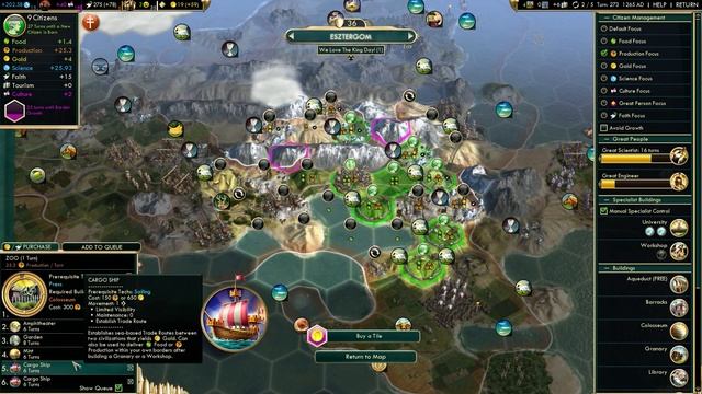 Civilization 5 Brave New World [Part 9] Deity Let's Play as Hungary смотреть онлайн