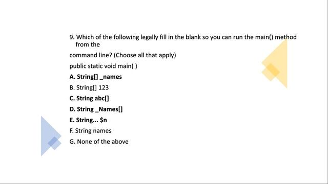 Oracle Java Certification-OCA| Exam Questions & Section Summary-Java Building Blocks|#java #tutoria смотреть онлайн
