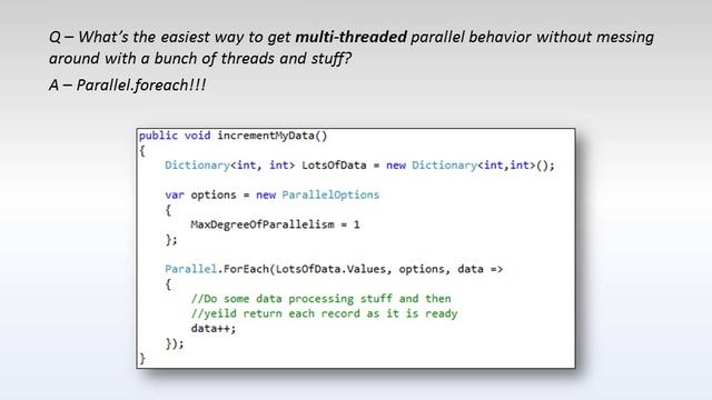 C# Parallel Programming and MapReduce Overview смотреть онлайн