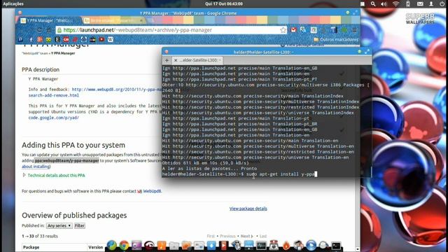 Instalação Y PPA Manager e Bridie смотреть онлайн
