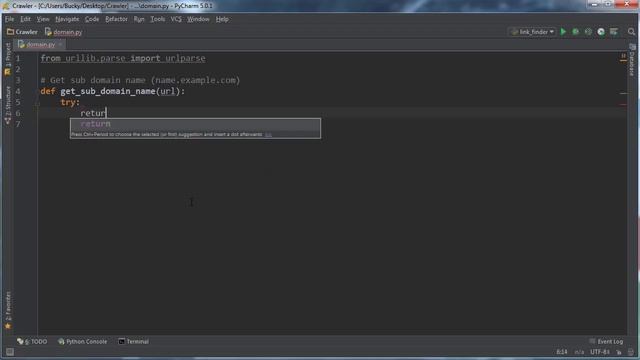 Python Web Crawler Tutorial 14 Domain Name Parsing смотреть онлайн