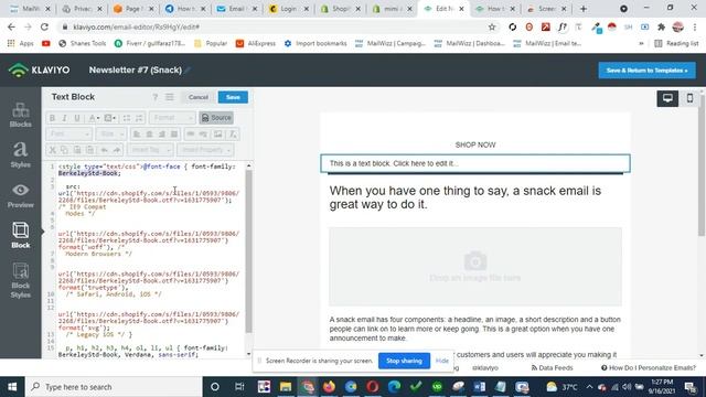 How add any custom fonts in Klaviyo смотреть онлайн