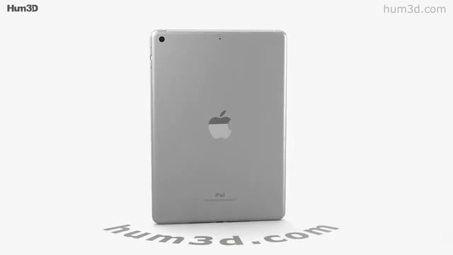 Apple iPad 9.7-inch (2018) Silver 3D model by Hum3D.com смотреть онлайн