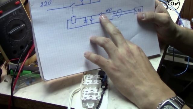 CO✔ Зависимая нагрузка - зависимое включение нагрузки от активного устройства с USB смотреть онлайн