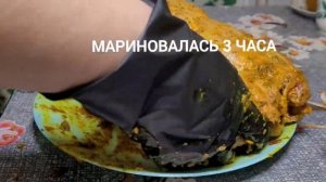 Курица целиком в аэрогриль либо духовке. Tefal  easy fry and grill