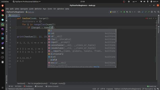 Python For Beginners - 18 - Two Sum- Leetcode (part-2) смотреть онлайн