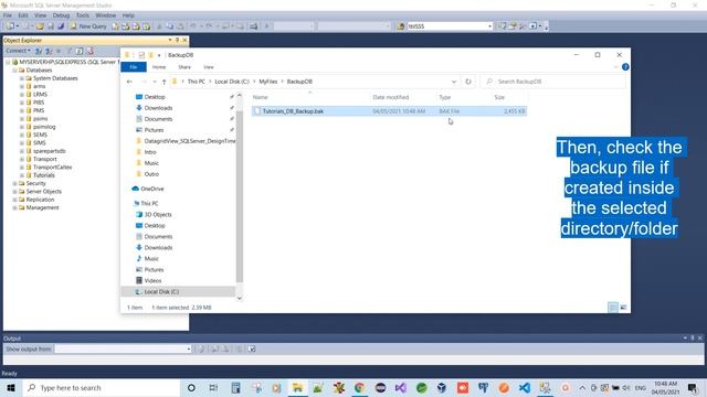 Backup/Restore Database SQL Server Management Studio - Tutorial #ezettutorial #sqlserver #ssms смотреть онлайн